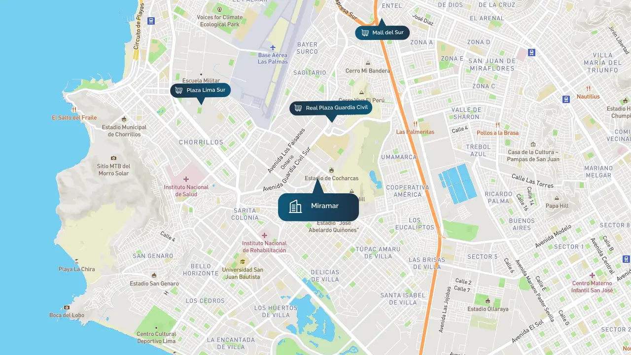 mapa CC miramar